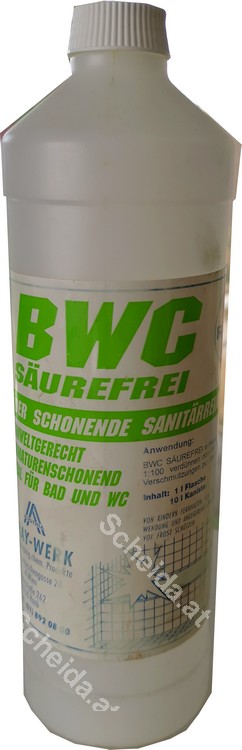 RAY-Werk Braunhirschengasse Wien BWC Sanitärreiniger Säurefrei