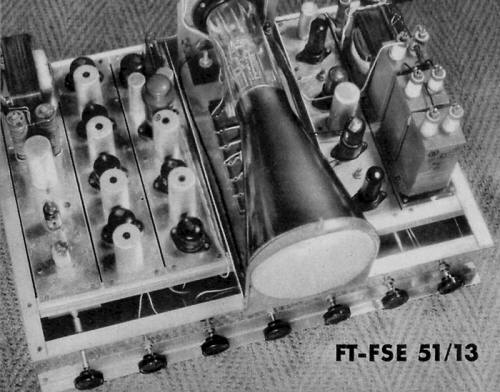 FernSehEmpfngers" FT-FSE 51/13 mit einer 13 cm Oszilloskopanzeigerhre