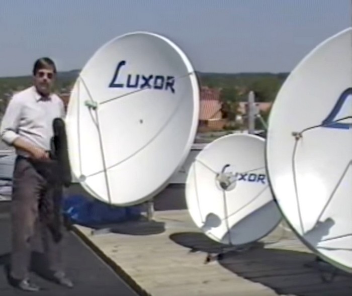 Luxor Sat Farm aus einem Luxor Werbevideo