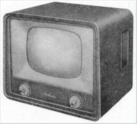 DDR Fernsehapparat Rafena Drer FE855G 1956 - 1958