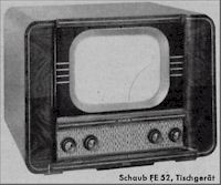 1951 Schaub FE 52S Fernseher 