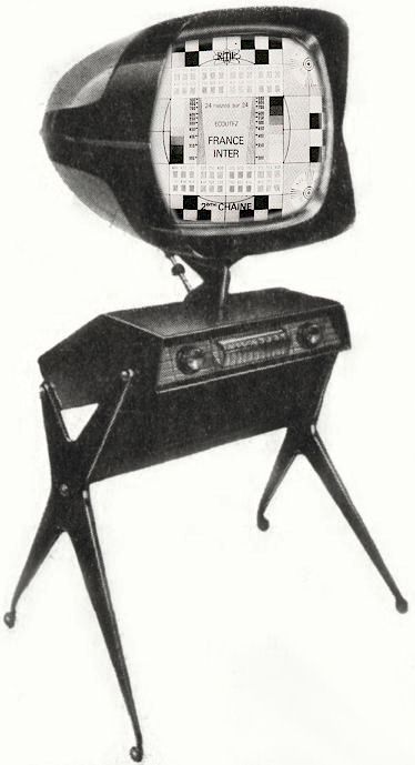Fernsehgerät Teleavia Panoramic 111, um 1958