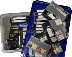 VHS Videosammlung 240er Kassetten mit TV Aufnahmen