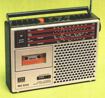 Bild: Der ITT Schaub-Lorenz RC630 Radiokassettenrecorder ©ITT Katalog 1977 by HiFi-Archiv.info