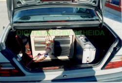 Mercedes W124 300 Kofferraum Bassbox