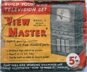 View Master Fernsehgerätebausatz 1950