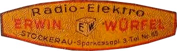 Radio-Elektro EW, Erwin Wrfel, 