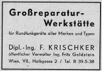 A_Krischker_1946_Advert