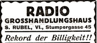 Samuel Rubel Radiohaus Wien